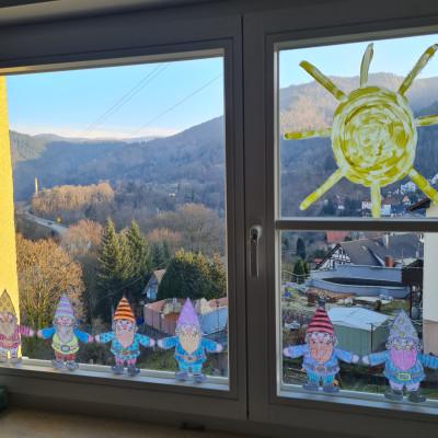 Blick aus unserem Spielraum