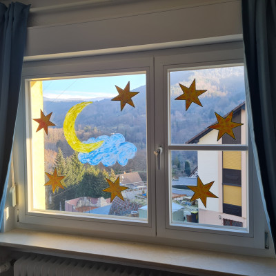 Blick aus unserem Schlafraum